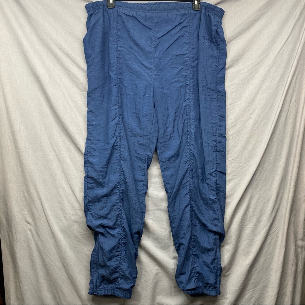 Reebok Vintage Windbreaker Pants Blue Size | XL